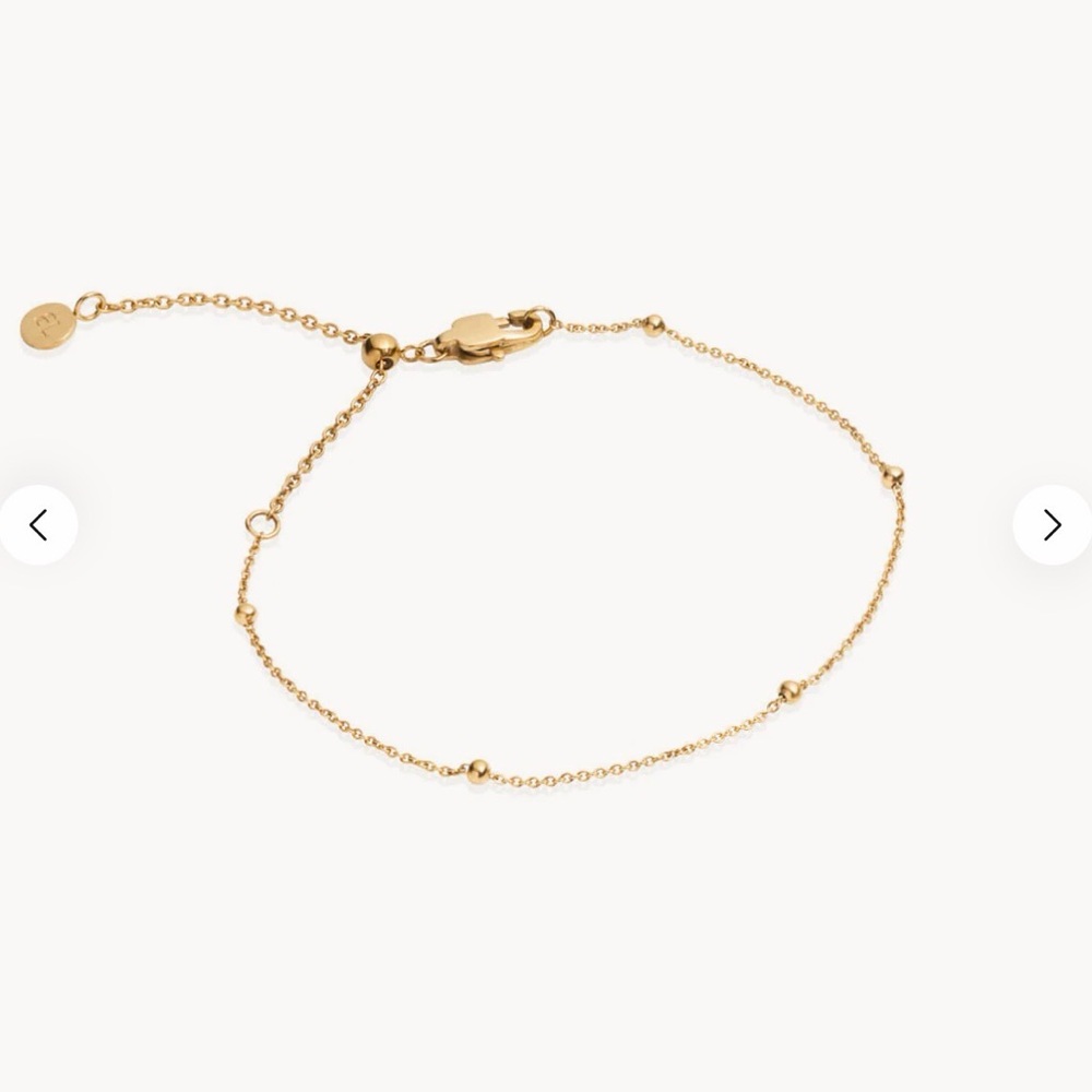 NWT Sphere Chain Bracelet (Gold) Abbot Lyon stacking new